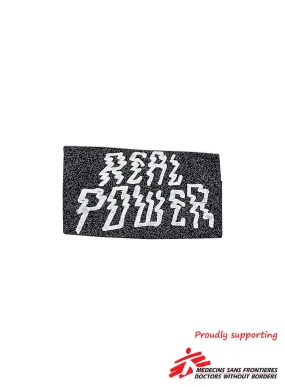 Real Power Brooch - Black