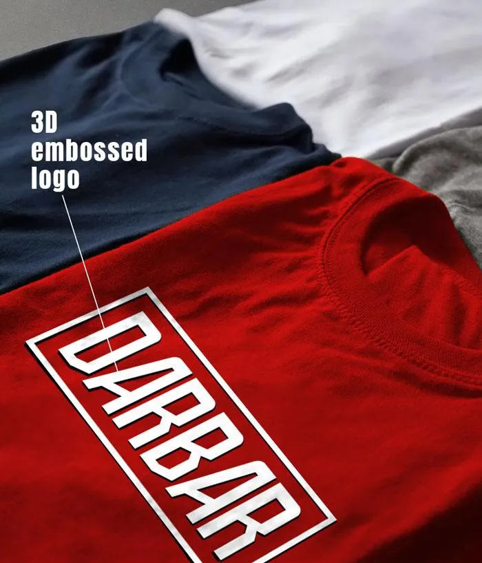 Darbar Official: 3D Logo T-Shirt