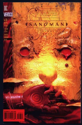 DC Comics Vertigo Press SANDMAN #68 Neil GAIMAN Supernatural Magic Gothic Horror Anti-Super Hero Goth