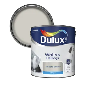 Dulux Matt Emulsion Paint For Walls And Ceilings - Pebble Shore 2.5L