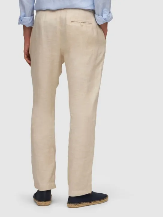 Frescobol Carioca   Oscar linen &amp; cotton chino pants 