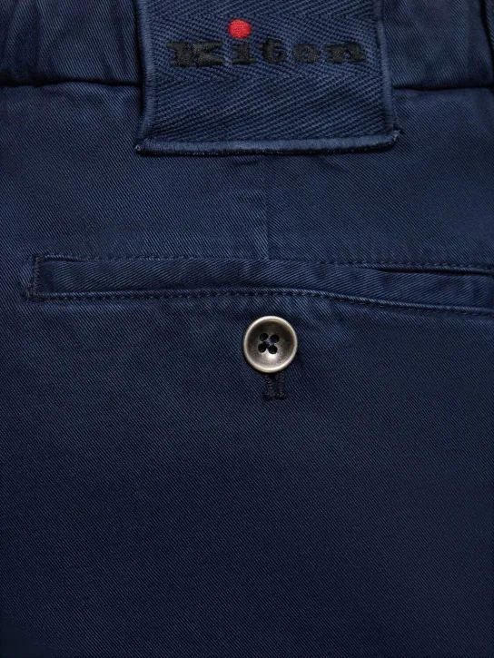 Kiton   Cotton blend chino pants 