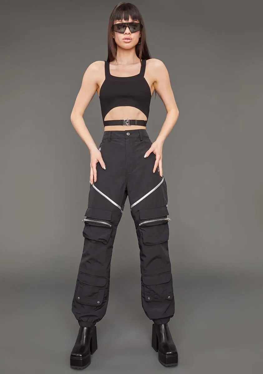 Make 'Em Sweat Nylon Cargo Pants