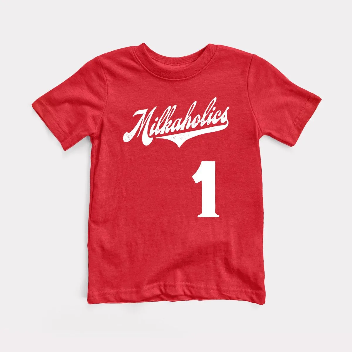 Milkaholics Script Toddler Tee