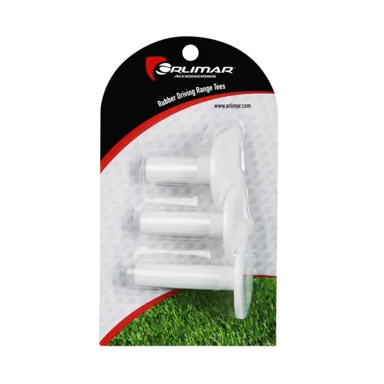 Orlimar Rubber Driving Range Tees (3 Pack)