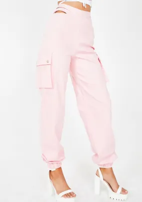 Pink Zane Cargo Pants