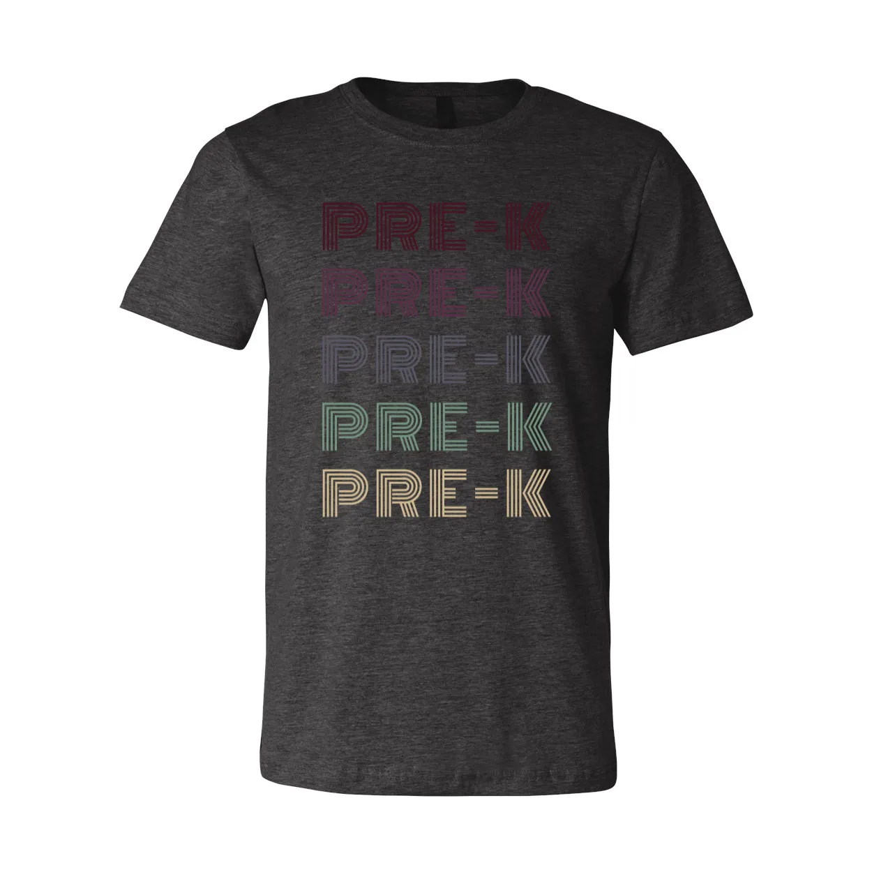 Pre-K Retro Font T-Shirt