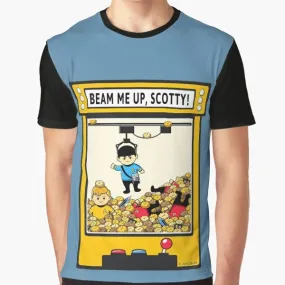 "Beam Me Up, Scotty" Star Trek Graphic T-Shirt