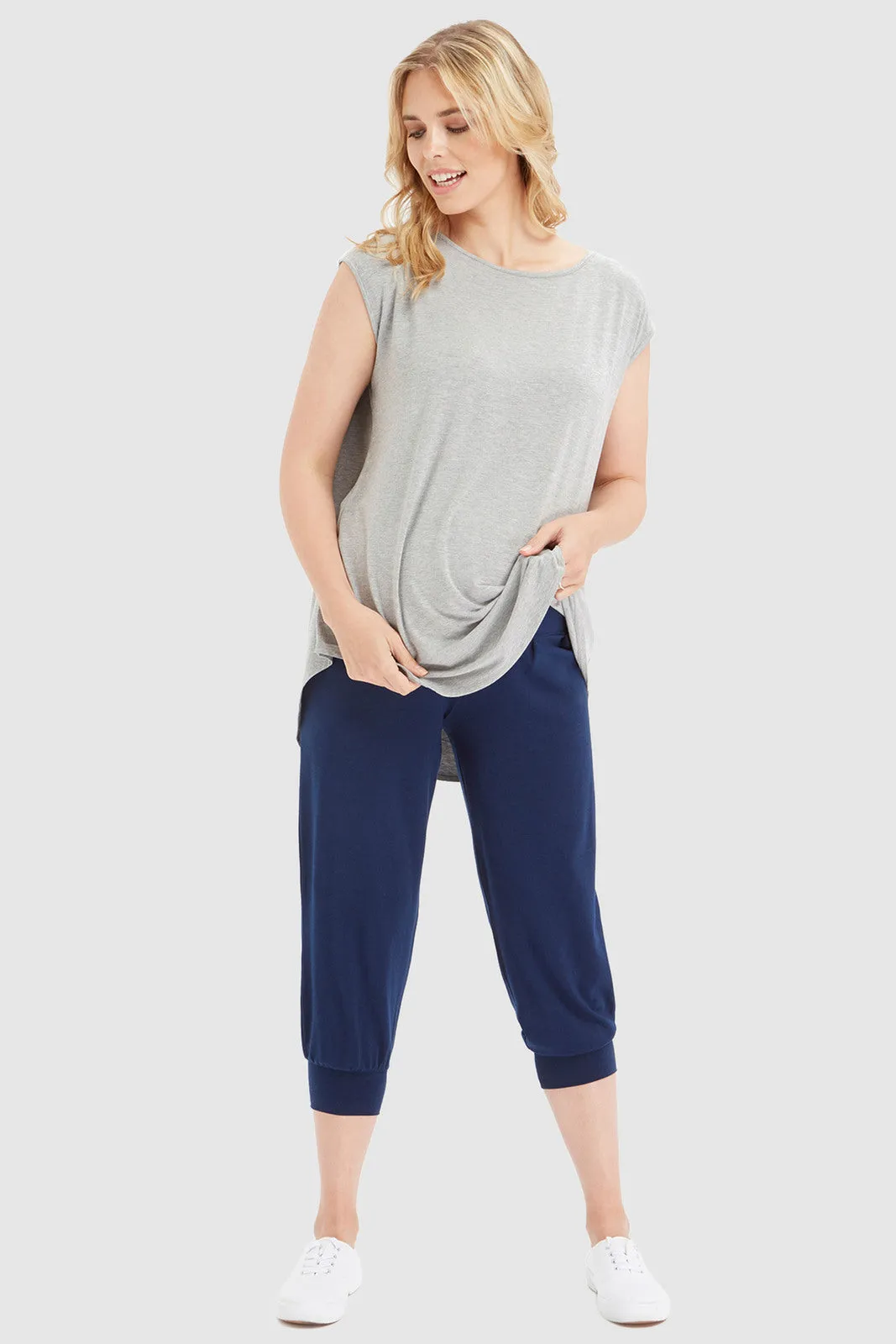 Summer Slouch Pant - Navy