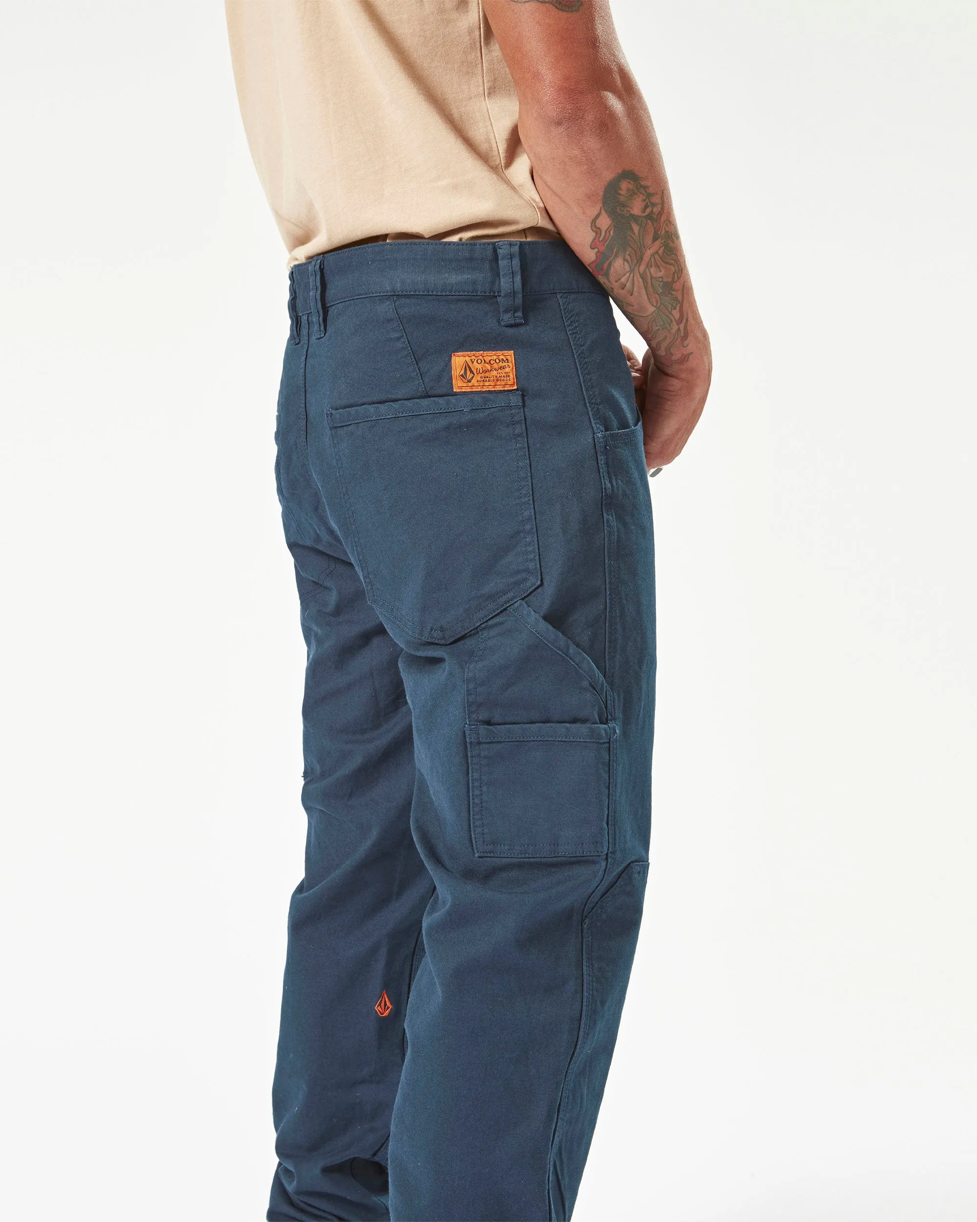 Volcom Workwear Caliper Cuff Pants - Navy