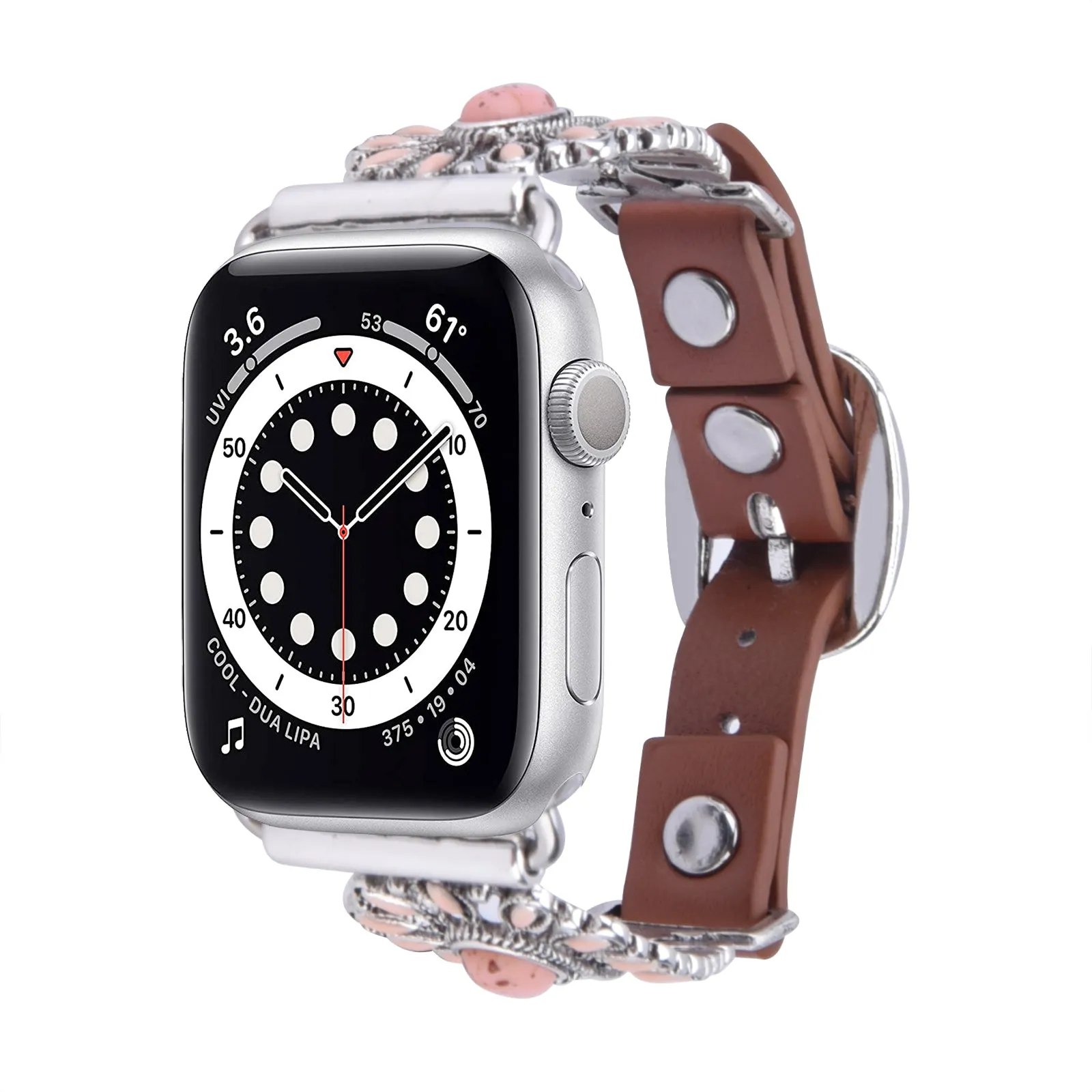 Western Style Metal & Leather Bands for Apple Watch-Assorted Designs